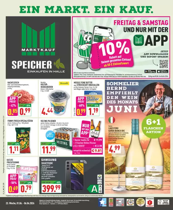 Marktkauf Katalog | Aktuelle Deals und Angebote | 2026-06-01T00:00:00.000Z - 2026-06-06T00:00:00.000Z