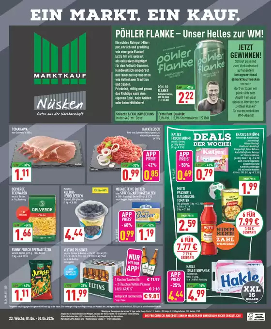 Marktkauf Katalog in Hermsdorf (Oberspreewald-Lausitz) | Rabatte und Aktionen | 2026-06-01T00:00:00.000Z - 2026-06-06T00:00:00.000Z