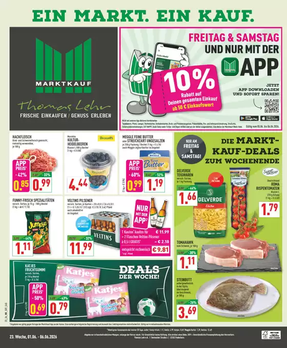 Marktkauf Katalog in Hermsdorf (Oberspreewald-Lausitz) | Attraktive Sonderangebote für alle | 2026-06-01T00:00:00.000Z - 2026-06-06T00:00:00.000Z