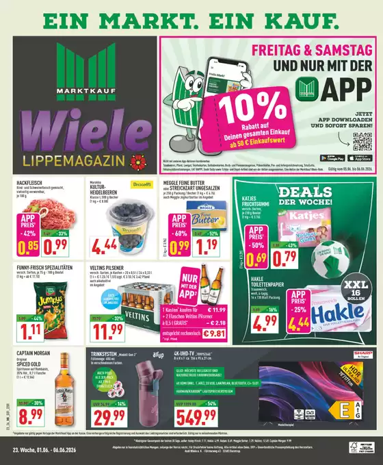Marktkauf Katalog | Jetzt sparen mit unseren Deals | 2026-06-01T00:00:00.000Z - 2026-06-06T00:00:00.000Z