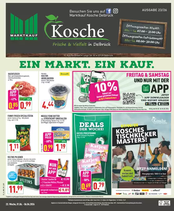 Marktkauf Katalog | Unsere besten Schnäppchen | 2026-06-01T00:00:00.000Z - 2026-06-06T00:00:00.000Z