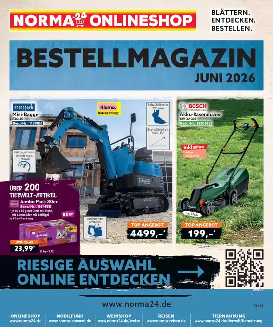 Norma Katalog in Schwerin | Angebote für Schnäppchenjäger | 2026-06-01T00:00:00.000Z - 2026-06-30T00:00:00.000Z