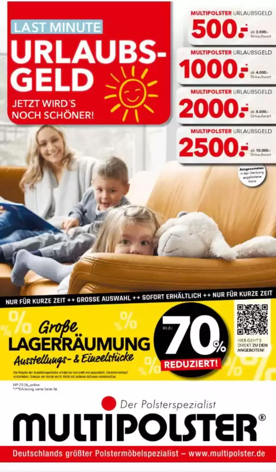 Multipolster Katalog | Urlaubsgeld | 2026-06-02T00:00:00.000Z - 2026-06-28T00:00:00.000Z