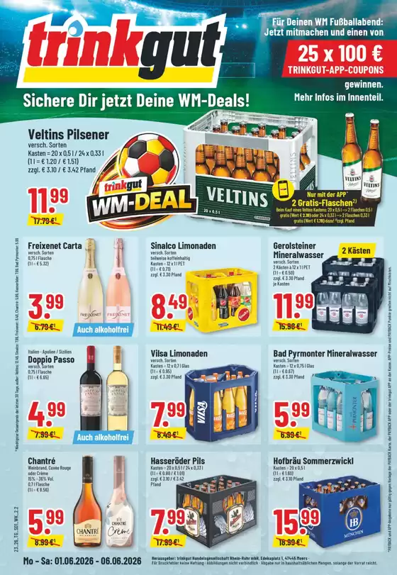 trinkgut Katalog in Crivitz | Unsere besten Schnäppchen | 2026-06-01T00:00:00.000Z - 2026-06-06T00:00:00.000Z