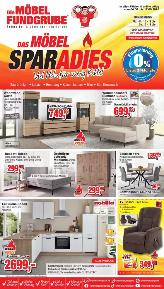 Möbelfundgrube Katalog | Möbelfundgrube flugblatt | 2026-06-04T00:00:00.000Z - 2026-06-17T00:00:00.000Z