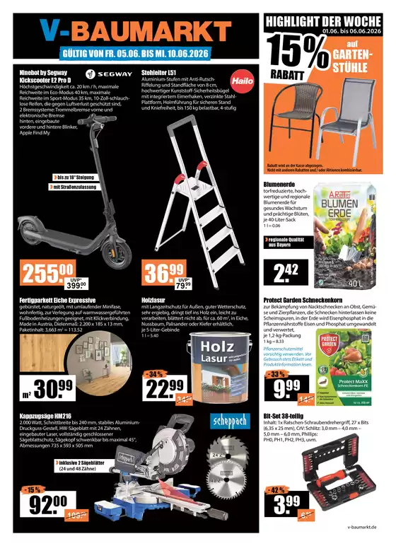 V Baumarkt Katalog | Tolles Angebot für Schnäppchenjäger | 2026-06-04T00:00:00.000Z - 2026-06-06T00:00:00.000Z