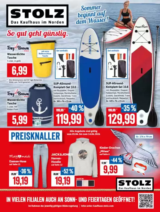 Stolz Katalog | Sommer Beginnt Auf Dem Wasser! | 2026-06-05T00:00:00.000Z - 2026-06-14T00:00:00.000Z