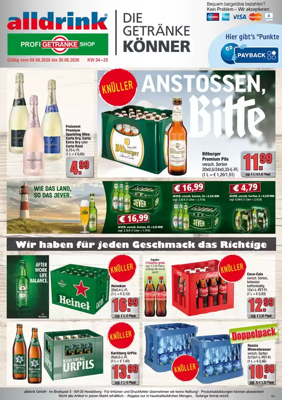 alldrink Katalog in Schweich | Große Auswahl an Angeboten | 2026-06-08T00:00:00.000Z - 2026-06-20T00:00:00.000Z