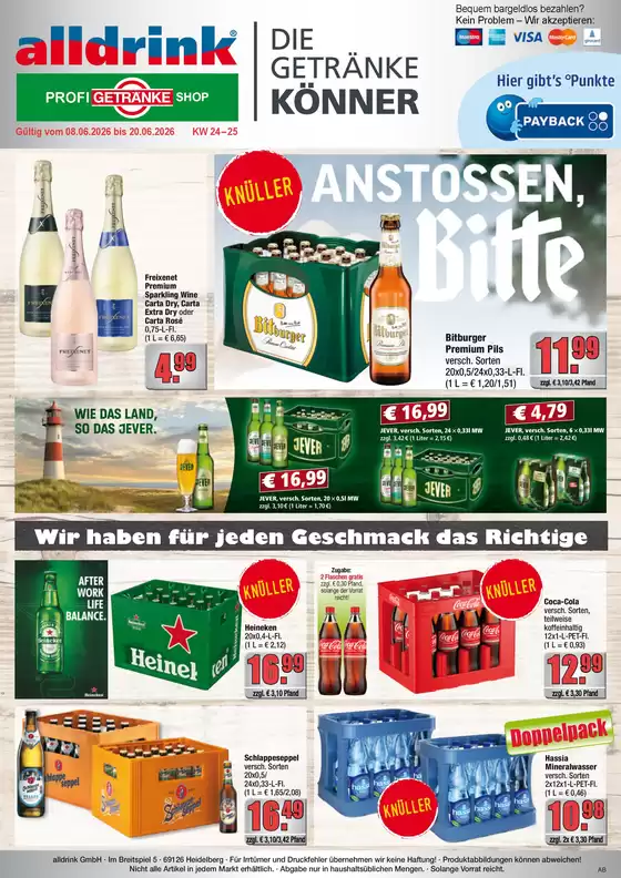 Profi Getränke Katalog in Schweich | Profi Getränke Angebote | 2026-06-08T00:00:00.000Z - 2026-06-20T00:00:00.000Z