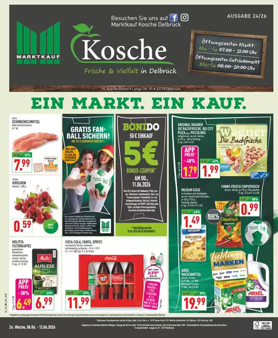 Marktkauf Katalog | Top-Angebote für Sparfüchse | 2026-06-08T00:00:00.000Z - 2026-06-13T00:00:00.000Z
