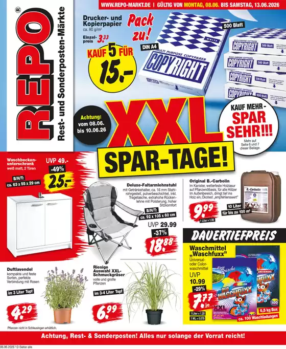 Repo Markt Katalog | Rabatte und Aktionen | 2026-06-08T00:00:00.000Z - 2026-06-13T00:00:00.000Z