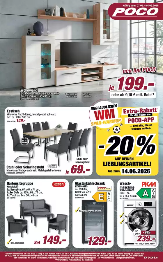 Poco Katalog | Poco flugblatt | 2026-06-07T00:00:00.000Z - 2026-06-14T00:00:00.000Z