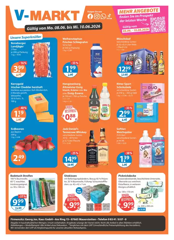 V Markt Katalog | Neue Angebote zum Entdecken | 2026-06-08T00:00:00.000Z - 2026-06-10T00:00:00.000Z