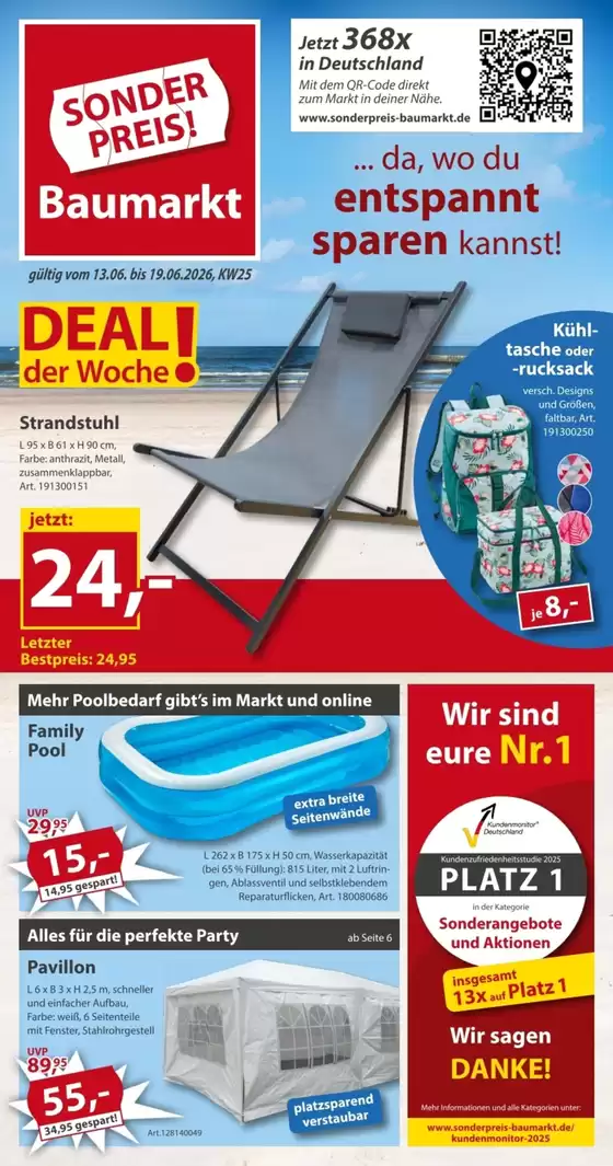 Sonderpreis Baumarkt Katalog | Aktuelle Deals und Angebote | 2026-06-13T00:00:00.000Z - 2026-06-19T00:00:00.000Z