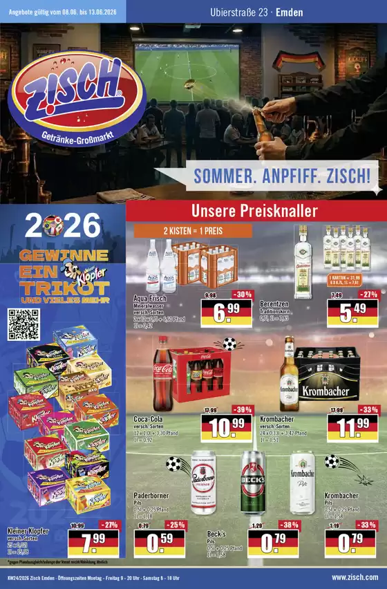 Zisch Katalog | Angebote Zisch KW23 | 2026-06-08T00:00:00.000Z - 2026-06-13T00:00:00.000Z