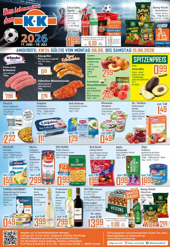 Klaas & Kock Katalog | Klaas Kock flugblatt | 2026-06-08T00:00:00.000Z - 2026-06-13T00:00:00.000Z