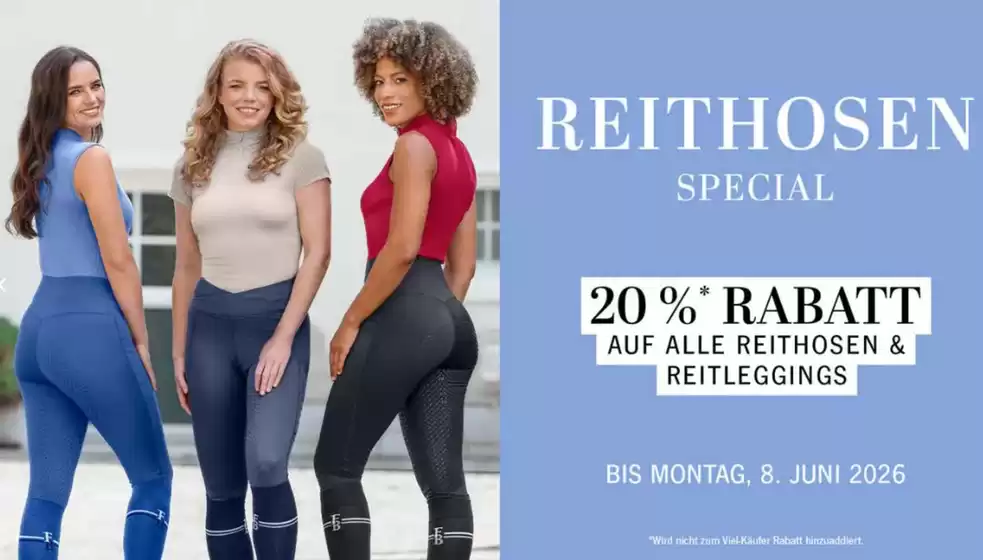 Krämer Pferdesport Katalog in Zittau | 20% Rabattt Auf Alle Reithosen & Reitleggings | 2026-06-08T00:00:00.000Z - 2026-06-08T00:00:00.000Z