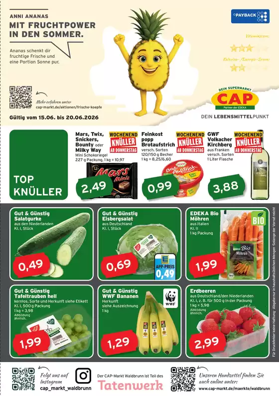CAP Markt Katalog | Tolles Angebot für Schnäppchenjäger | 2026-06-15T00:00:00.000Z - 2026-06-20T00:00:00.000Z