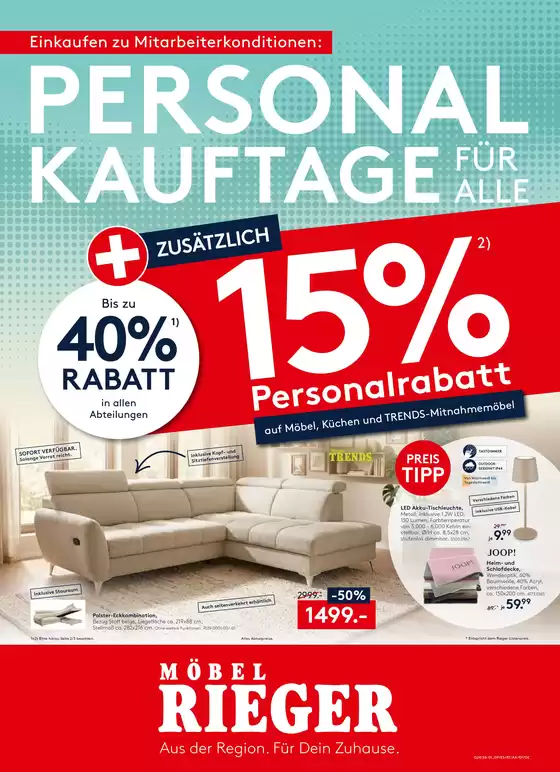 Möbel Rieger Katalog | Attraktive Angebote entdecken | 2026-06-10T00:00:00.000Z - 2026-06-23T00:00:00.000Z