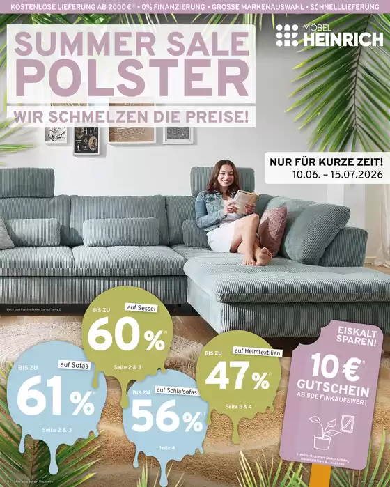Möbel Heinrich Katalog | Sonderangebote für Sie | 2026-06-10T00:00:00.000Z - 2026-07-15T00:00:00.000Z