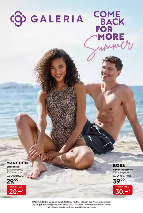 Galeria Karstadt Kaufhof Katalog | Galeria Karstadt Kaufhof Angebote | 2026-06-10T00:00:00.000Z - 2026-06-23T00:00:00.000Z
