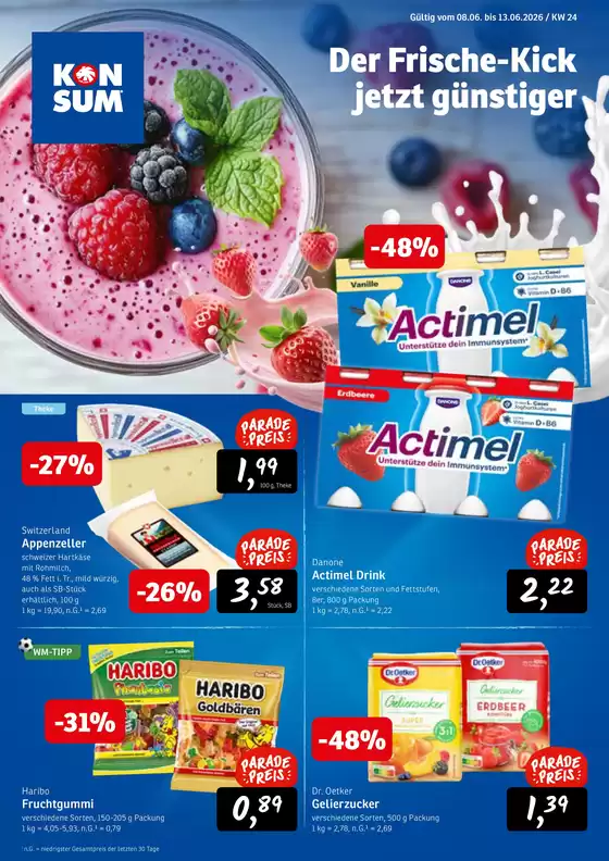 KONSUM Katalog | KONSUM DRESDEN Angebote der Woche KW24 2026 | 2026-06-08T00:00:00.000Z - 2026-06-13T00:00:00.000Z