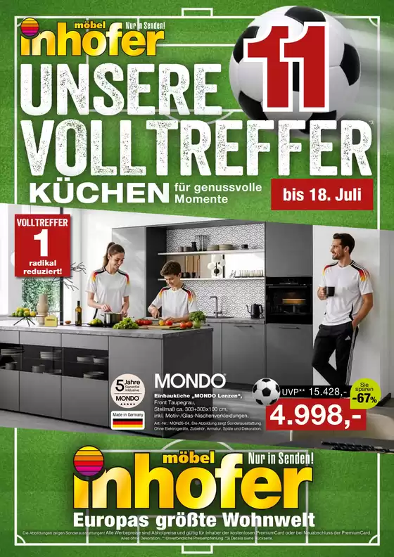Möbel Inhofer Katalog in Ilshofen | UNSERE VOLLTREFFER - KÜCHEN | 2026-06-11T00:00:00.000Z - 2026-07-18T00:00:00.000Z