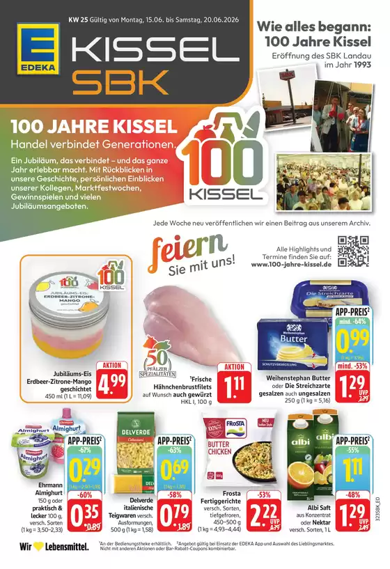 Edeka Kissel SBK Katalog | Edeka Kissel SBK flugblatt | 2026-06-15T00:00:00.000Z - 2026-06-20T00:00:00.000Z