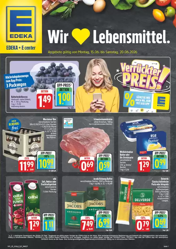 EDEKA Katalog | NativeX EDEKA Nordbayern KW25 | 2026-06-14T00:00:00.000Z - 2026-06-20T00:00:00.000Z