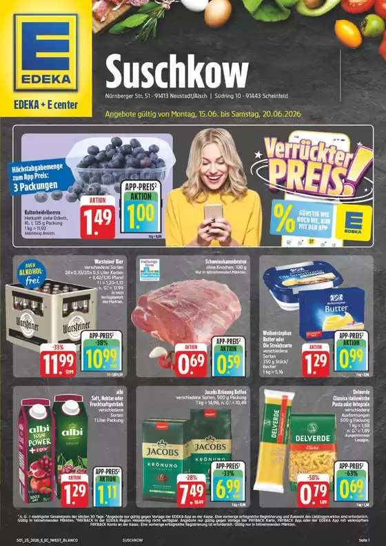 EDEKA Prospekt in Scheinfeld | NativeX EDEKA Nordbayern KW25 | 2026-06-14T00:00:00.000Z - 2026-06-20T00:00:00.000Z