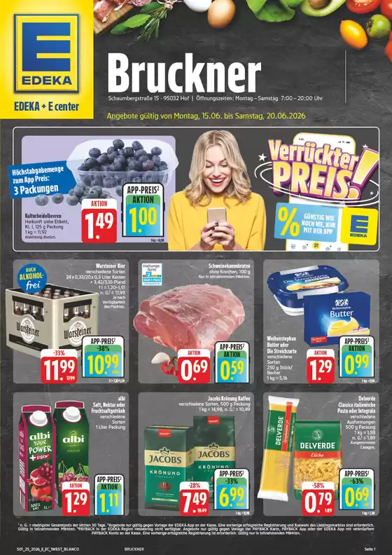 EDEKA Prospekt in Konradsreuth | NativeX EDEKA Nordbayern KW25 | 2026-06-14T00:00:00.000Z - 2026-06-20T00:00:00.000Z
