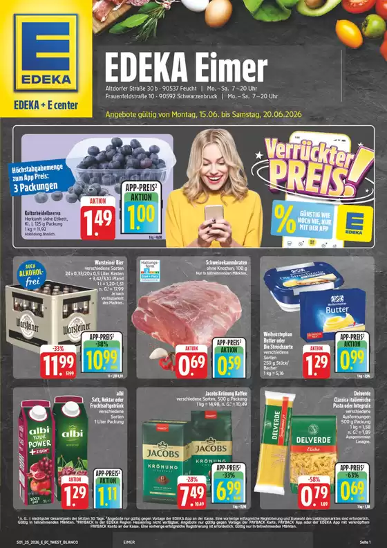 EDEKA Prospekt in Feucht | NativeX EDEKA Nordbayern KW25 | 2026-06-14T00:00:00.000Z - 2026-06-20T00:00:00.000Z