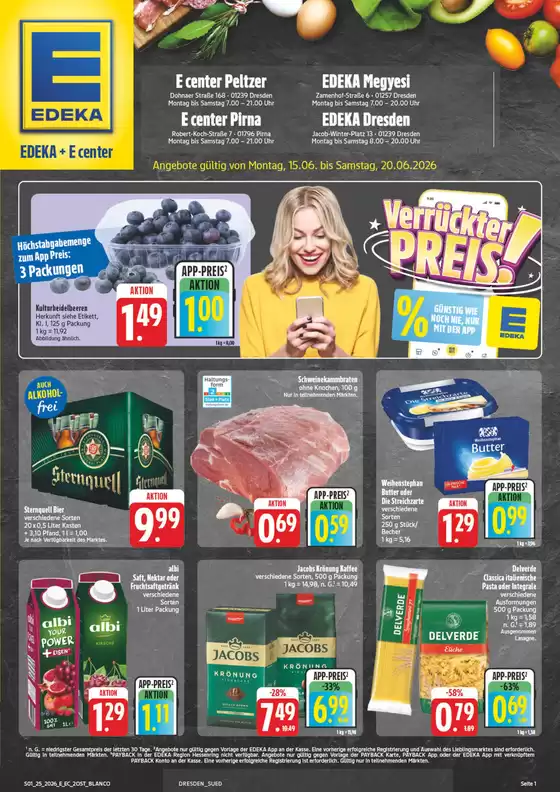 EDEKA Prospekt in Pirna | NativeX EDEKA Nordbayern KW25 | 2026-06-14T00:00:00.000Z - 2026-06-20T00:00:00.000Z