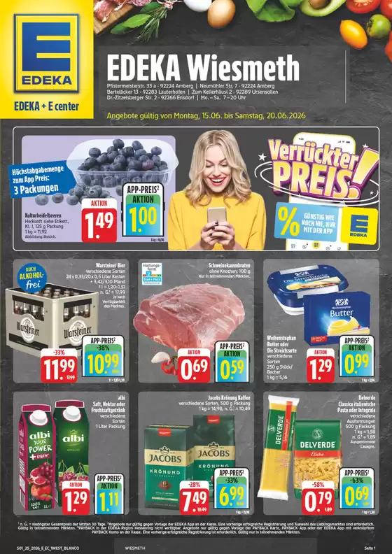 EDEKA Prospekt in Ursensollen | NativeX EDEKA Nordbayern KW25 | 2026-06-14T00:00:00.000Z - 2026-06-20T00:00:00.000Z