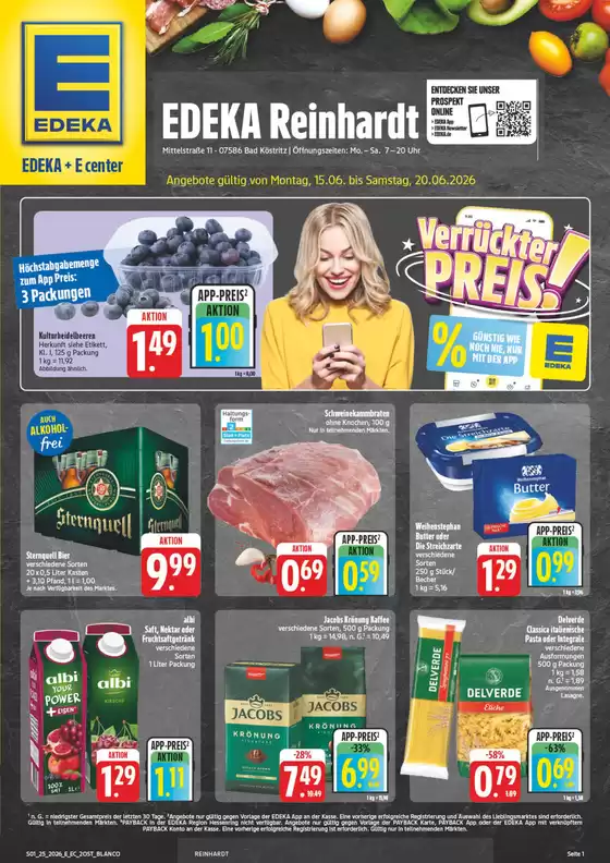 EDEKA Prospekt in Bad Köstritz | NativeX EDEKA Nordbayern KW25 | 2026-06-14T00:00:00.000Z - 2026-06-20T00:00:00.000Z