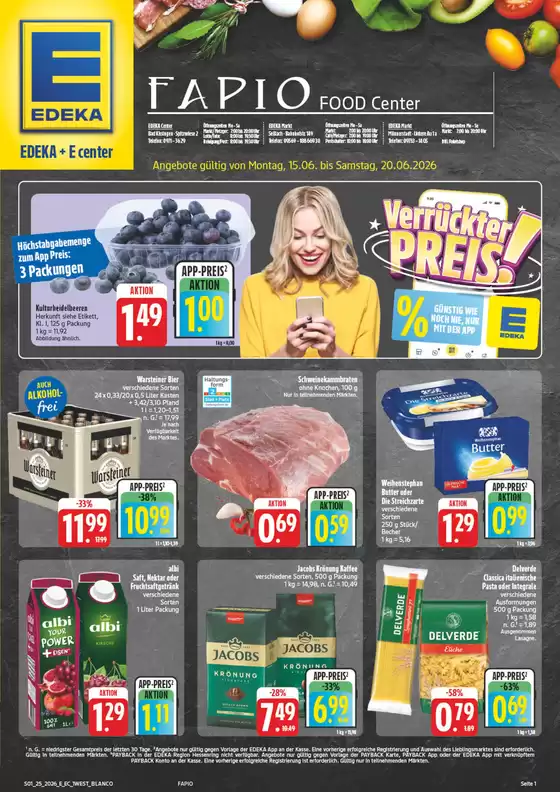 EDEKA Prospekt in Münnerstadt | NativeX EDEKA Nordbayern KW25 | 2026-06-14T00:00:00.000Z - 2026-06-20T00:00:00.000Z
