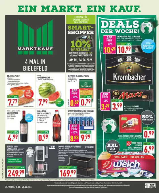 Marktkauf Katalog | Tolle Rabatte auf ausgewählte Produkte | 2026-06-15T00:00:00.000Z - 2026-06-20T00:00:00.000Z