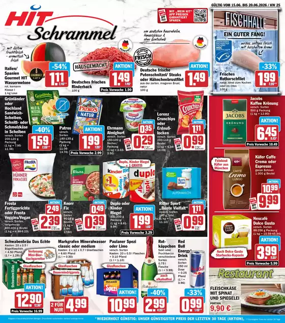 Hit Markt Katalog in Bad Homburg vor der Höhe | Unsere besten Deals für Sie | 2026-06-15T00:00:00.000Z - 2026-06-20T00:00:00.000Z