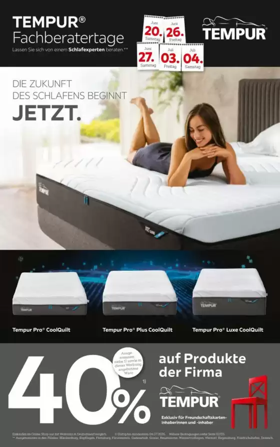 XXXLutz Katalog | Tempur Spezial | 2026-06-20T00:00:00.000Z - 2026-07-04T00:00:00.000Z