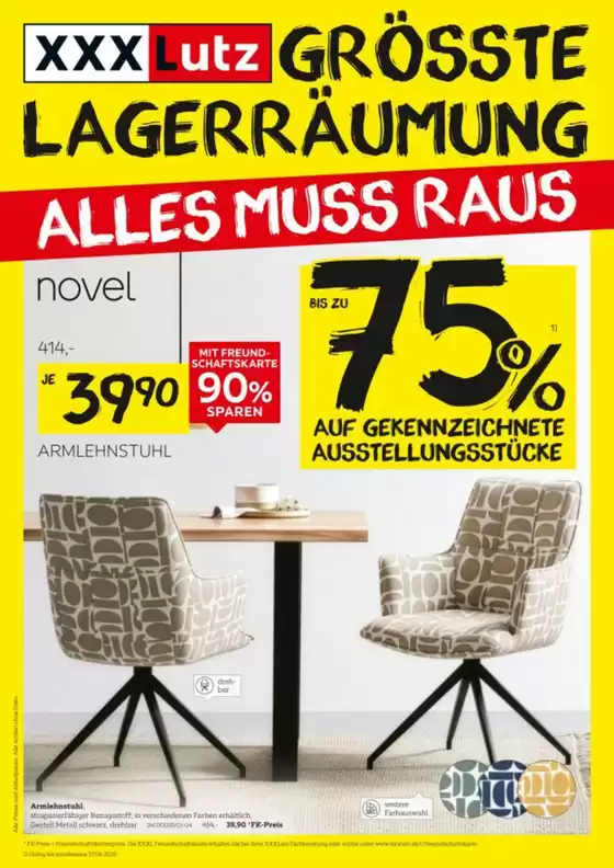 XXXLutz Katalog | Größte Lagerräumung | 2026-06-15T00:00:00.000Z - 2026-06-27T00:00:00.000Z