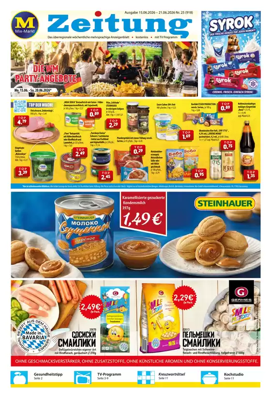 Mix Markt Katalog | Mmz aktuell | 2026-06-15T00:00:00.000Z - 2026-06-21T00:00:00.000Z
