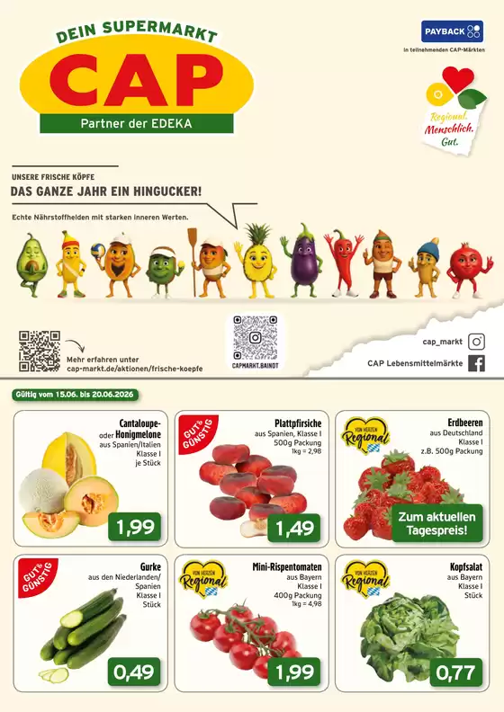 CAP Markt Katalog in Lunzenau | Top-Angebote für alle Schnäppchenjäger | 2026-06-15T00:00:00.000Z - 2026-06-20T00:00:00.000Z
