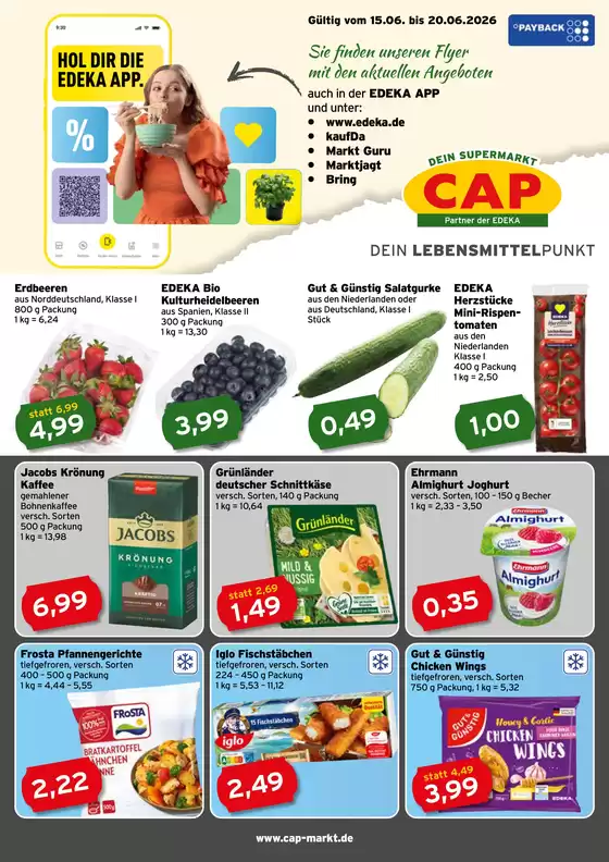 CAP Markt Katalog in Lunzenau | Rabatte und Aktionen | 2026-06-15T00:00:00.000Z - 2026-06-20T00:00:00.000Z