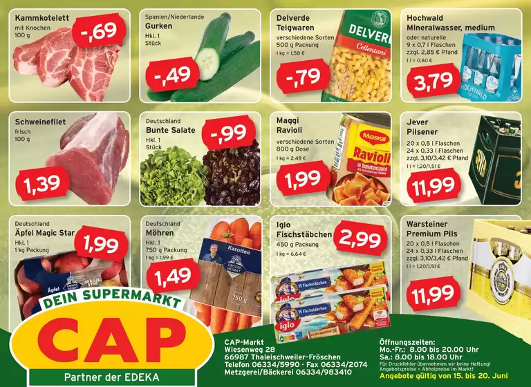 CAP Markt Katalog in Forst | Tolles Angebot für Schnäppchenjäger | 2026-06-15T00:00:00.000Z - 2026-06-20T00:00:00.000Z
