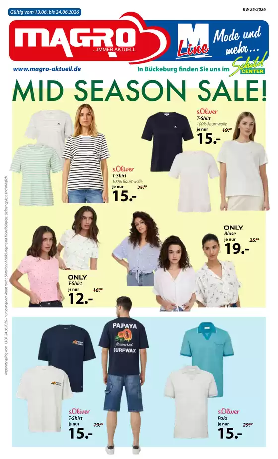 Kaufhaus Magro Prospekt in Frankfurt (Oder) | MID SEASON SALE! | 2026-06-15T00:00:00.000Z - 2026-06-24T00:00:00.000Z