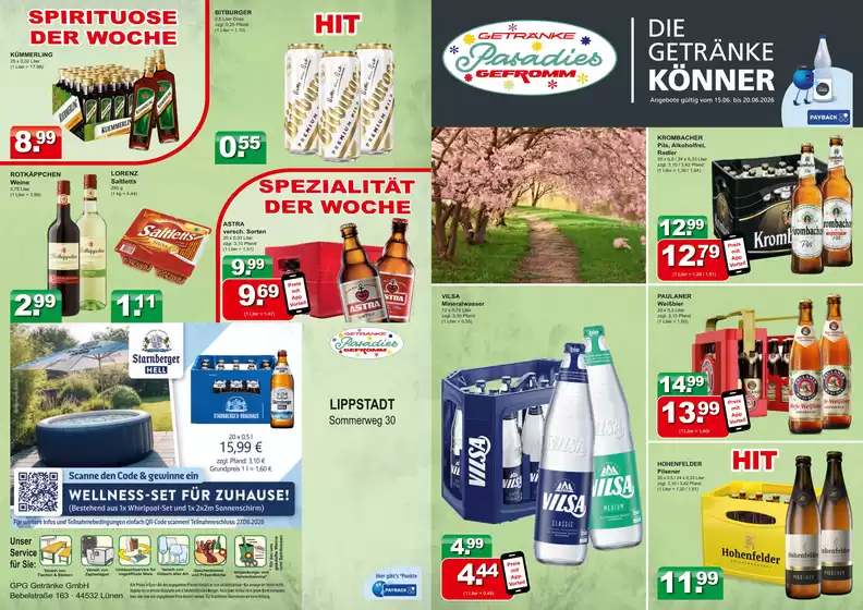 Getränkeparadies Gefromm Katalog | Getränkeparadies Gefromm flugblatt | 2026-06-15T00:00:00.000Z - 2026-06-27T00:00:00.000Z