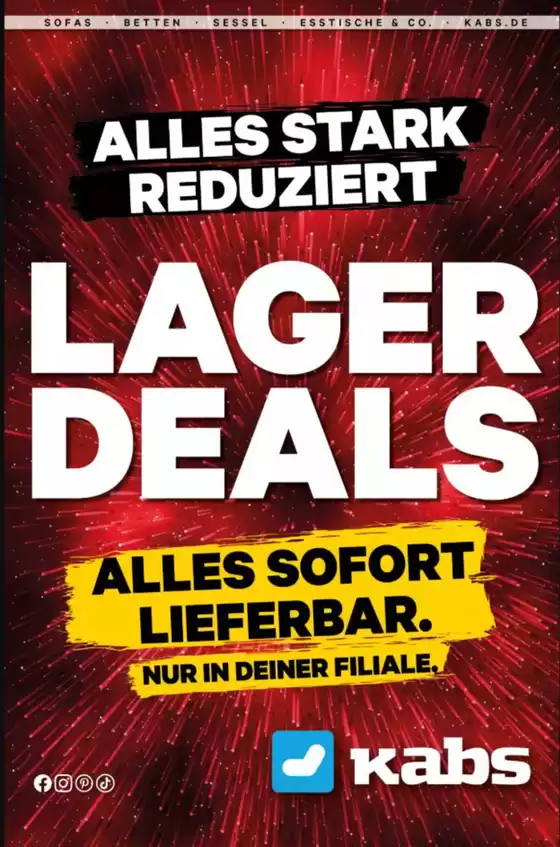 Kabs Polsterwelt Katalog | Lger Deals` | 2026-06-16T00:00:00.000Z - 2026-06-29T00:00:00.000Z