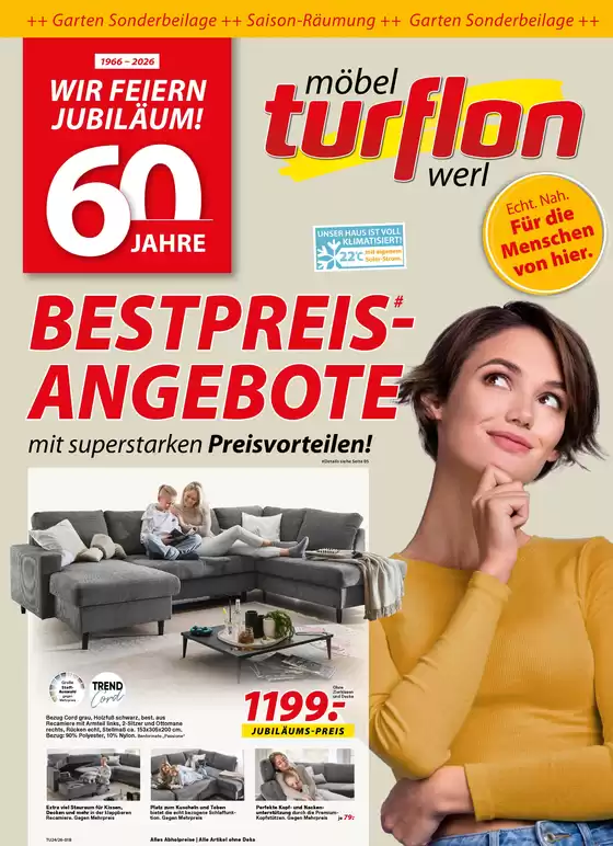 Möbel Turflon Katalog | BESTPREIS ANGEBOTE | 2026-06-16T00:00:00.000Z - 2026-06-28T00:00:00.000Z