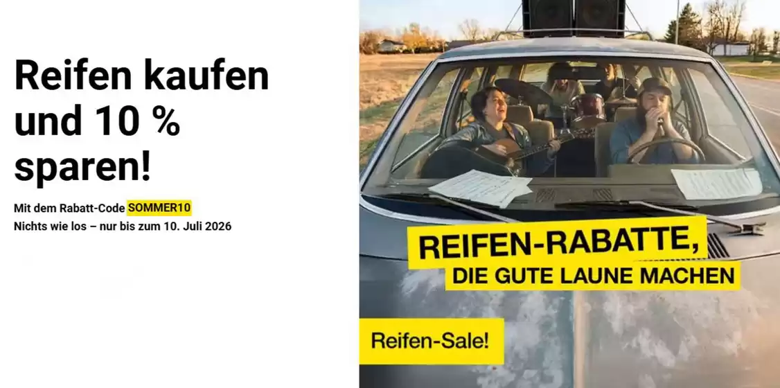 Vergölst Reifen Service Prospekt in Rastatt | Reifen Kaufen Und 10% Sparen!! | 2026-06-16T00:00:00.000Z - 2026-07-10T00:00:00.000Z