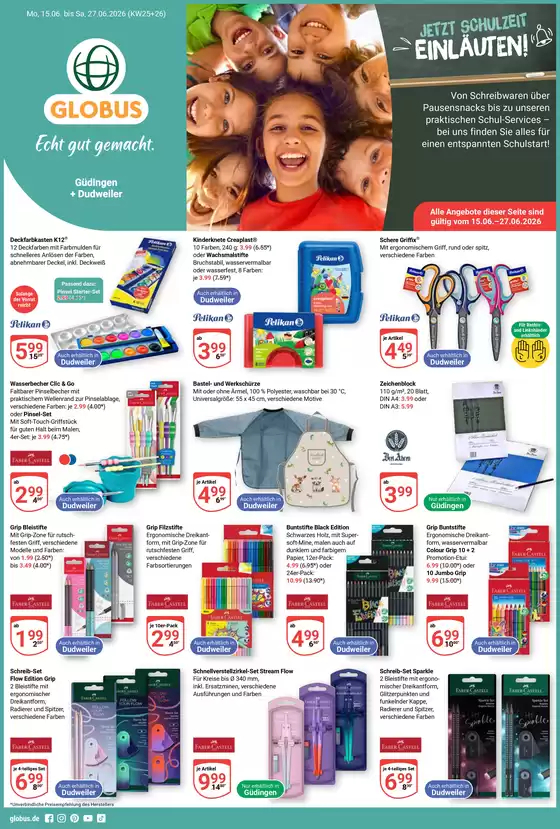 Globus Katalog | Aktuelle Deals und Angebote | 2026-06-15T00:00:00.000Z - 2026-06-27T00:00:00.000Z